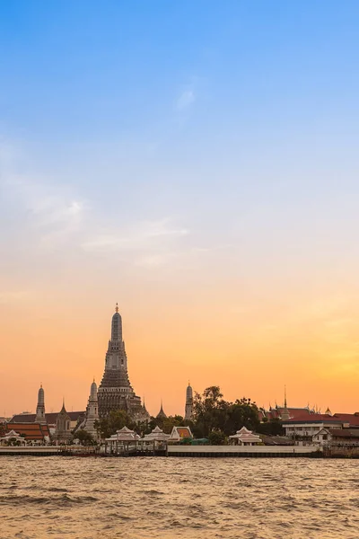 Wat Arun Ratchawararam Ratchawaramahawihan Wat Arun Temple Dawn Twilight Bangkok — Stock Photo, Image