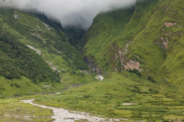 Himalaya Dağları manzara, Annapurna aralığı.