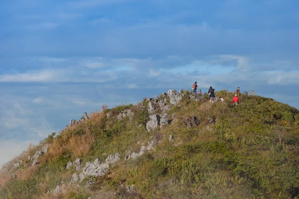 Chiang Mai Thailandia Dec 2015 Persone Non Identificate Sul Monte — Foto Stock