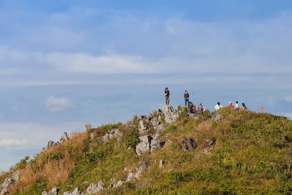 Chiang Mai Thailandia Dec 2015 Persone Non Identificate Sul Monte — Foto Stock