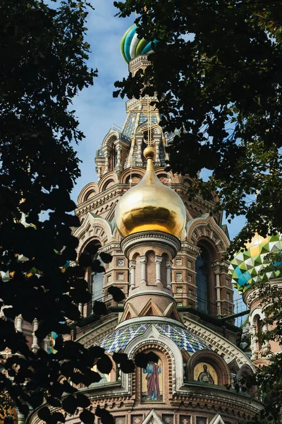 Kostel Spasitele na rozlité krve v Petrohradu — Stock fotografie