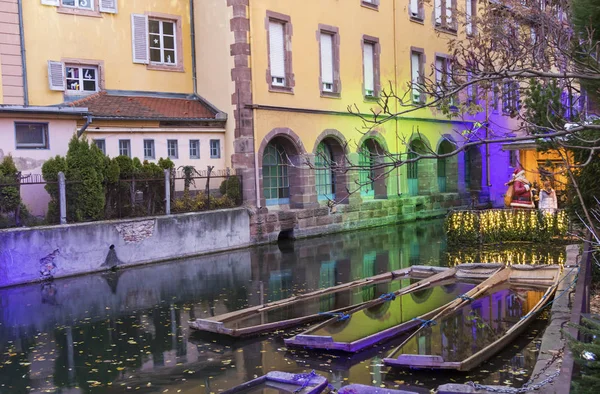Colmar görünümünde Noel zamanı
