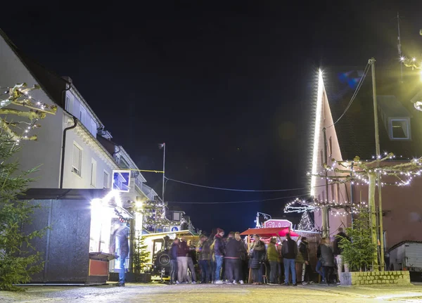 Blick auf Colmar in der Weihnachtszeit — Stockfoto