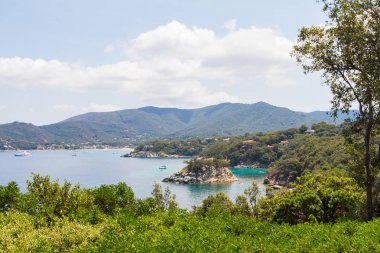 Yaz aylarında Elba Adası, İtalya