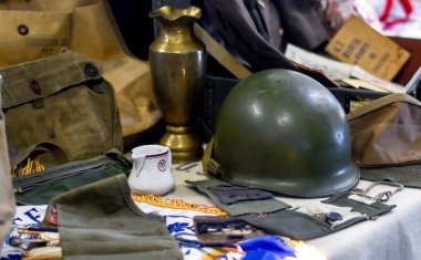 St Joseph Mi Usa 22 Haziran 2018; Vintage savaş Hatıra 1.Dünya Savaşı ve ww2 DEP, Lest üzerinde ilginç olay unutuyoruz