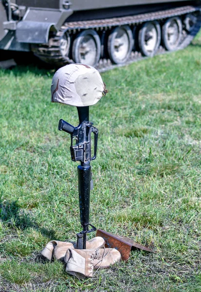 June 2018 Joseph Usa Memorial Our Fallen Soldiers Display Fallen — Stock Photo, Image