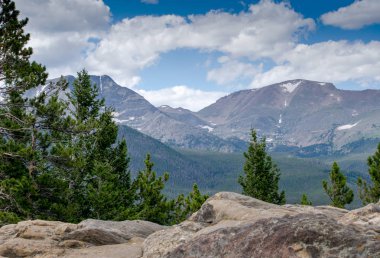 Colorado ABD'de Rocky dağ görünümü