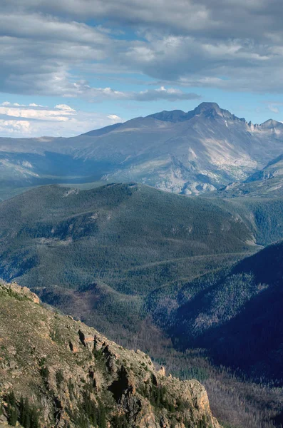 Колорадо горы и долины, вид сверху — стоковое фото