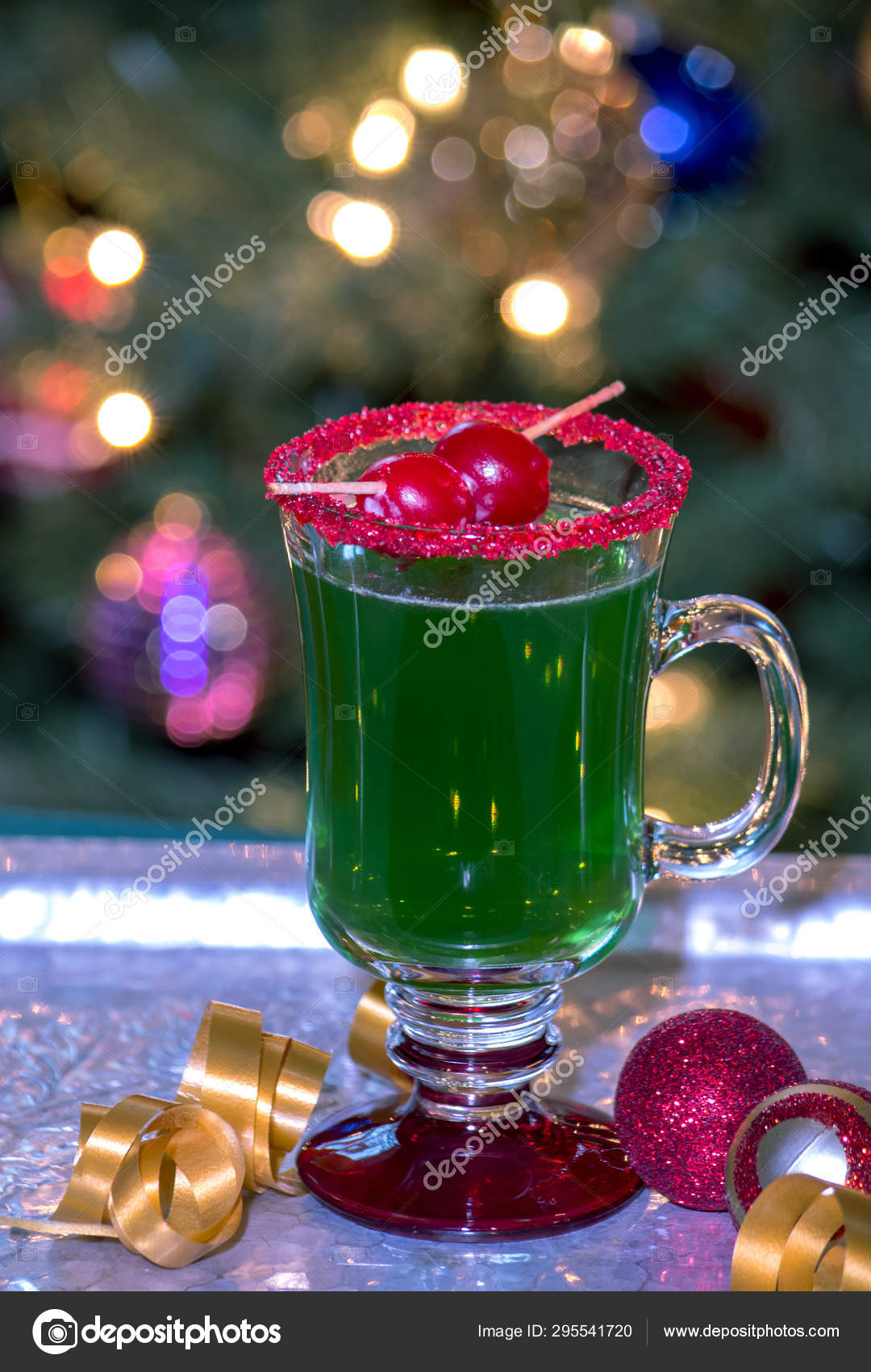 Apple Juice Christmas Holiday Punch Mocktail Sparkling Apple Juice