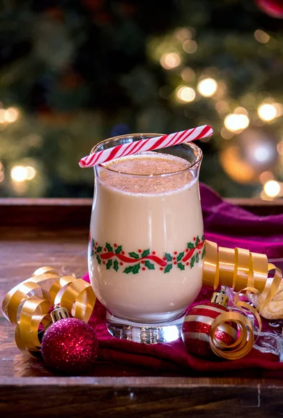Eggnog still life for Christmas — Stock Photo, Image