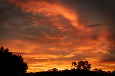 Gökyüzünde gün batımı