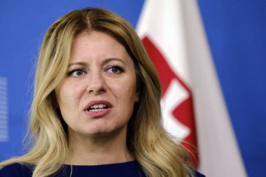 Slovakya Cumhuriyeti Başkanı Zuzana Caputova Avrupa Birliği Kommi'de