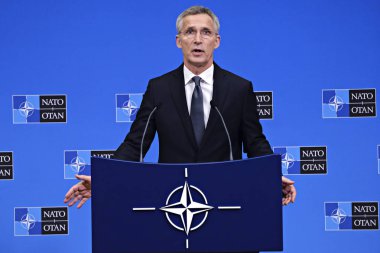 Genel Sekreter Jens Stoltenberg ahea bir basın toplantısı verdi