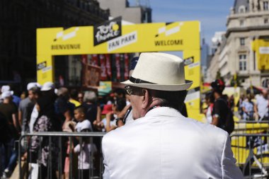 4 Temmuz 2019'da Belçika'nın başkenti Brüksel'de düzenlenen Fransa Bisiklet Turu'nun 106..