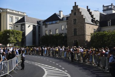 4 Temmuz 2019'da Belçika'nın başkenti Brüksel'de düzenlenen Fransa Bisiklet Turu'nun 106..
