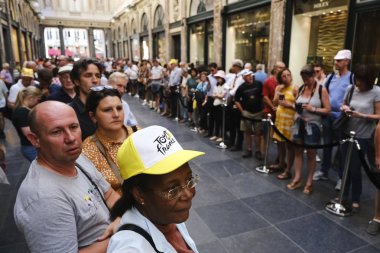 4 Temmuz 2019'da Belçika'nın başkenti Brüksel'de düzenlenen Fransa Bisiklet Turu'nun 106..