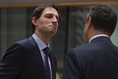 AB Eurogroup Maliye bakanları Brüksel ve Belçika'da bir araya geldi