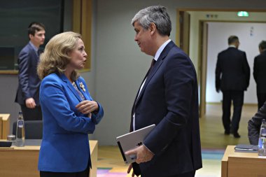 AB Eurogroup Maliye bakanları Brüksel ve Belçika'da bir araya geldi