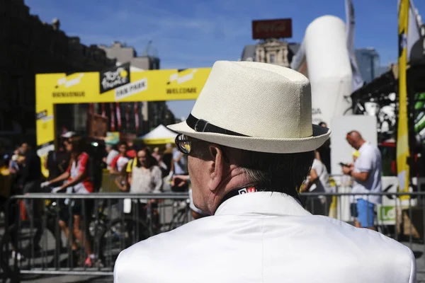 4 Temmuz 2019'da Belçika'nın başkenti Brüksel'de düzenlenen Fransa Bisiklet Turu'nun 106..