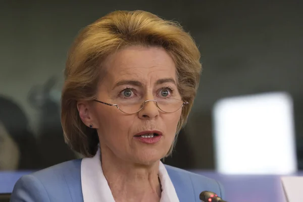Kandidát na předsedu Evropské Komise Ursula von de — Stock fotografie