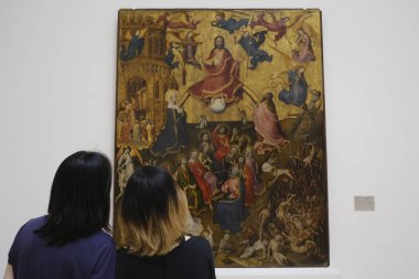 Ziyaretçiler 1 Haziran 2019'da Brüksel'deki Belçika Kraliyet Güzel Sanatlar Müzeleri'nde tura çıkıyor.