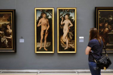 Ziyaretçiler 1 Haziran 2019'da Brüksel'deki Belçika Kraliyet Güzel Sanatlar Müzeleri'nde tura çıkıyor.