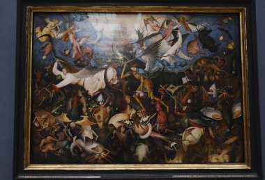 Ziyaretçiler 1 Haziran 2019'da Brüksel'deki Belçika Kraliyet Güzel Sanatlar Müzeleri'nde tura çıkıyor.