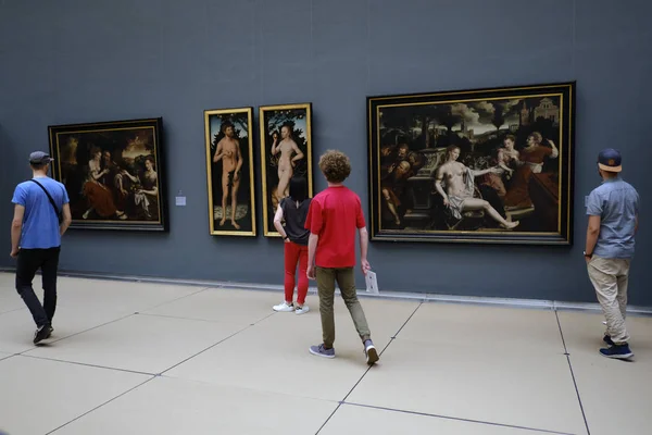 Visite Des Musées Royaux Des Beaux Arts Belgique Bruxelles 1Er — Photo