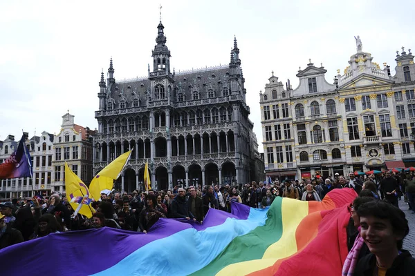 Lanzamiento del Festival del Orgullo Belga 2019 en Bruselas, Bélgica —  Fotos de Stock