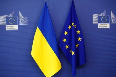 Ukrayna Cumhurbaşkanı Volodymyr Zelensky B Avrupa Komisyonu'nda ziyaret etti