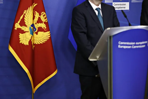 Montenegro's European Border and Coast Guard agreement signing c — Stock Photo, Image