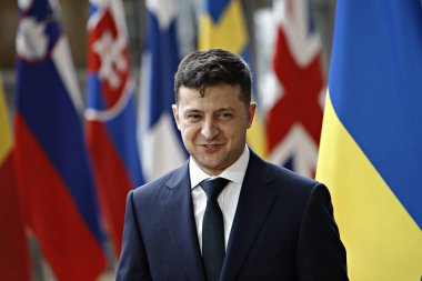 Ukrayna Cumhurbaşkanı Volodymyr Zelensky Brus'taki Avrupa Konseyi'ni ziyaret etti