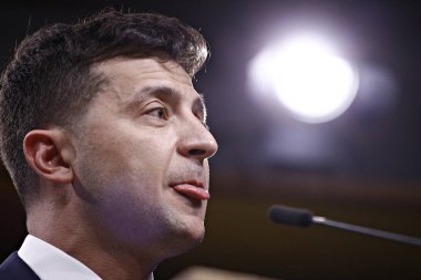 Ukrayna Cumhurbaşkanı Volodymyr Zelensky Brus'taki Avrupa Konseyi'ni ziyaret etti