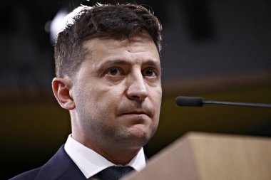 Ukrayna Cumhurbaşkanı Volodymyr Zelensky Brus'taki Avrupa Konseyi'ni ziyaret etti
