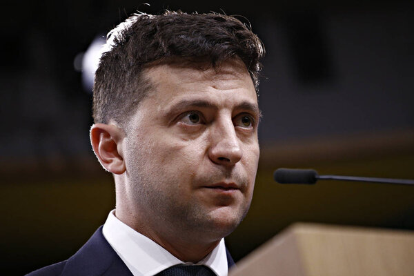 Президент Украины Владимир Зеленский посетил Совет ЕС в Брюсе
