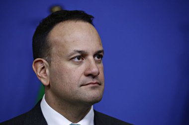 Prime Minister of Ireland Leo Varadkar visit EU Institutions clipart