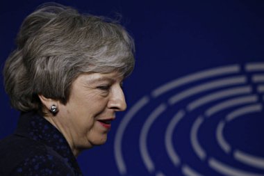 İngiltere Başbakanı Theresa May'den Bru'da Ab Parlamentosu ziyareti