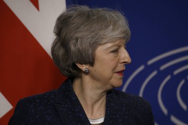 İngiltere Başbakanı Theresa May'den Bru'da Ab Parlamentosu ziyareti