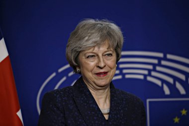 İngiltere Başbakanı Theresa May'den Bru'da Ab Parlamentosu ziyareti