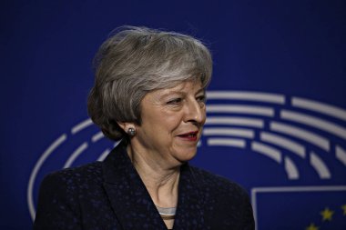 İngiltere Başbakanı Theresa May'den Bru'da Ab Parlamentosu ziyareti
