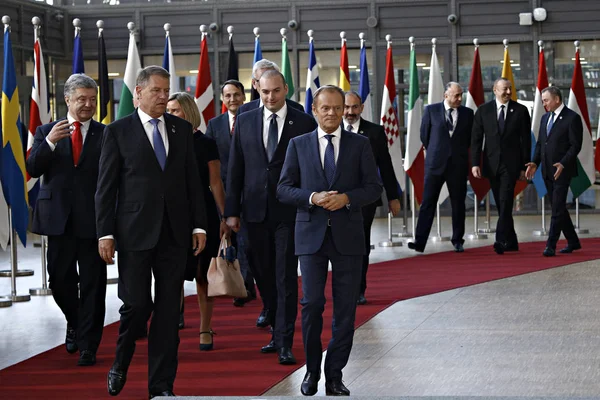 10-е засідання Ради Східного партнерства в Брюсселі — стокове фото