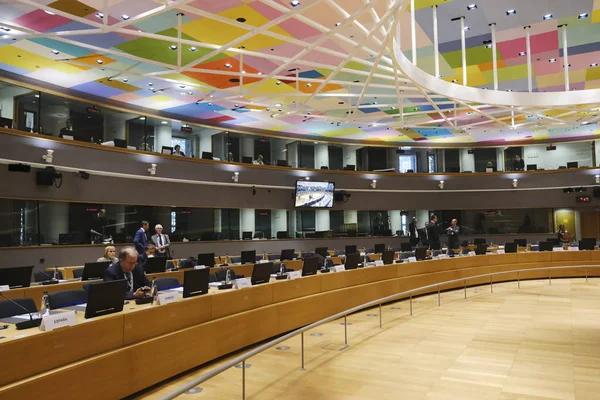 Bruxelas Bélgica Maio 2019 Reunião Dos Ministros Defesa Sede — Fotografia de Stock