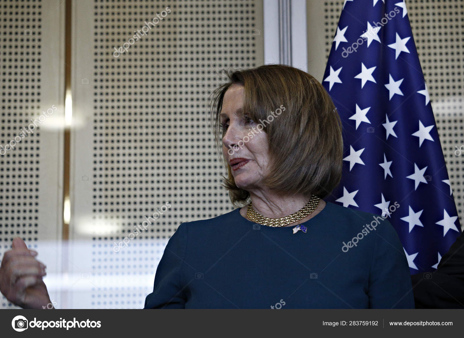 Speaker of the United States House of Representatives Nancy Pelo