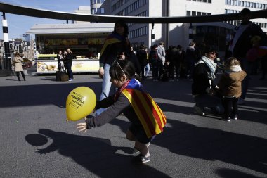 Brüksel'de Katalan protestosu, Belçika