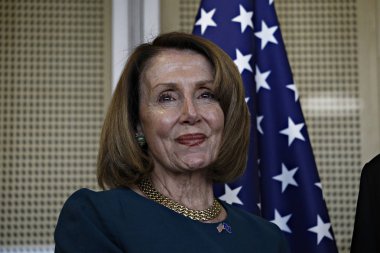 Speaker of the United States House of Representatives Nancy Pelo clipart