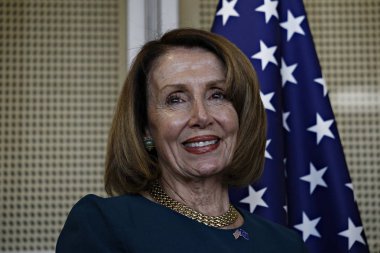 Speaker of the United States House of Representatives Nancy Pelo clipart