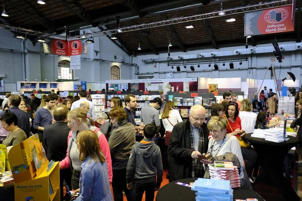 Die Brüsseler Buchmesse in Brüssel, Belgien — Stockfoto