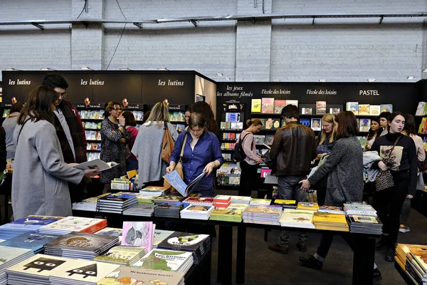 Die Brüsseler Buchmesse in Brüssel, Belgien — Stockfoto