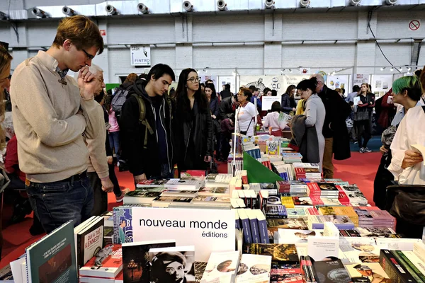 Die Brüsseler Buchmesse in Brüssel, Belgien — Stockfoto