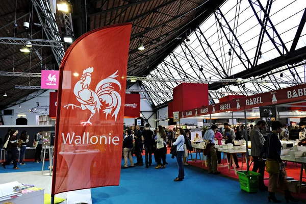 Die Brüsseler Buchmesse in Brüssel, Belgien — Stockfoto